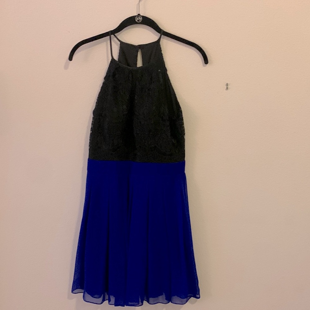 Blue/Black cocktail dress